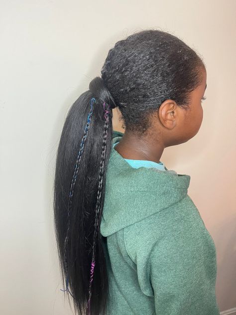 Mermaid Magic: Perfecting French Fishtail Braids for Easter 2 Ponytails Half Up Half Down Braids, Cheap Braid Styles, Cute Hairstyles For Long Hair Braids Black, Fast Braid Hairstyles, Easy Hairstyles Braids Black, Cute Hairstyles Braids Black, Braids Into Ponytail Natural Hair, Cute Braided Ponytails, Hair Styles Black Women Braided