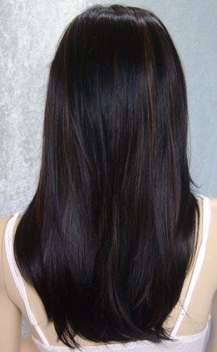 Dark Brown Balayage Straight, Black Hair With Brown Highlights Dark, Semi Highlights, Dimensional Brunette Dark Straight, Warm Chocolate Brown Hair Rich Brunette Dark Caramel Highlights Straight, Brown Highlights On Black Hair Straight, Black Hair With Dark Brown Highlights, Black Hair With Subtle Highlights, Black Hair Brown Highlights