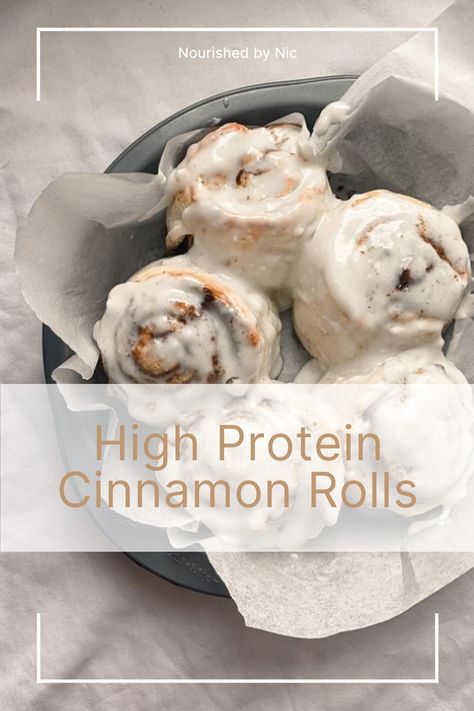 Low Calorie High Protein Cinnamon Rolls, Healthy Easy Cinnamon Rolls, Five Super Foods, Protein Cinammon Rolls, Cinnamon Rolls With Greek Yogurt, Cinnamon Rolls Protein, Greek Yogurt Protein Snack, High Protein Meals With Greek Yogurt, High Protein Low Carb Cinnamon Rolls