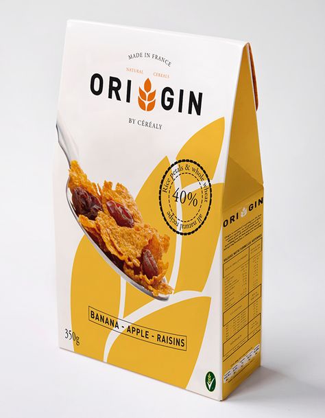 Origin by Cerealy - Packaging on Behance Wheat Packaging Design, Wheat Flour Packaging, Cereals Packaging Design, Bean Packaging, Box Packaging Ideas, Healthy Food Packaging, Cardboard Box Packaging, Cereal Packaging, Sugar Packaging