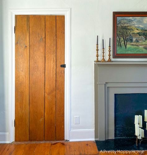 Authentic, 200-year-old tongue and groove closet doors with reproduction hardware. Tongue And Groove Door, Jersey Ice Cream Co, Door Inspiration, Modern Door, Old Doors, Tongue And Groove, Closet Doors, Wooden Doors, The Doors