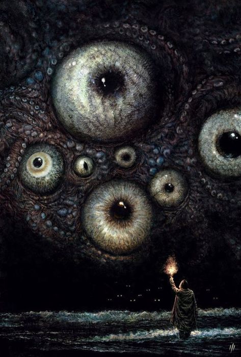 Cosmic Horror Monster, Eldritch Eye, Cosmic Horror Art, Horror Cosmico, Lovecraft Art, Bloodborne Art, Lovecraftian Horror, Horror Vintage, Graphisches Design