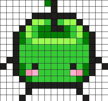 Stardew Valley Junimo Perler Bead Pattern / Bead Sprite Pixel Art Junimo, Stardew Valley Junimo Perler Beads, Stardew Valley Junimo Pixel Art, Bead Sprite Pattern, Stardew Valley Pufferfish, Junimo Cross Stitch, Junimo Stardew Valley Crochet, Stardew Valley Knitting Pattern, Stardew Crochet Pattern