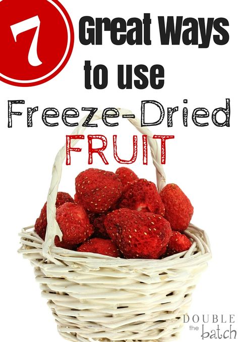 Here are some great ways my family has learned to incorporate freeze dried fruit from Honeyville! Dehydrating Fruit, Dried Fruit Recipe, Fruit Powders, Freeze Dried Food Storage, Freeze Dried Ice Cream, Raspberry Granola, Food Preserving, Raspberry Crumble, Freeze Dryer