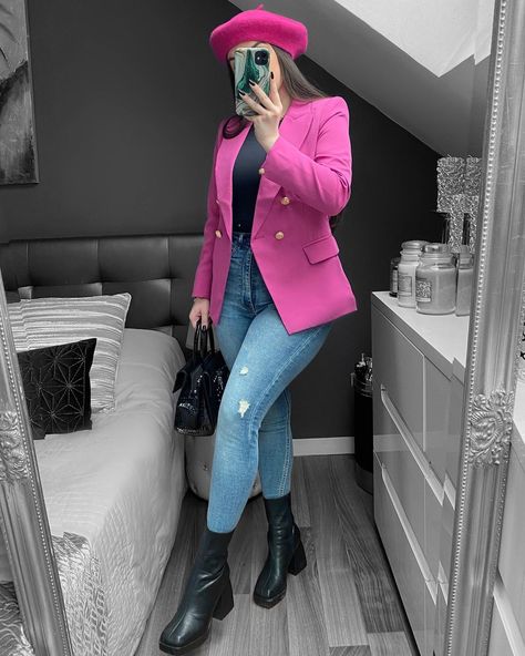 Valentine Day Work Outfit, Work Valentines Outfit, Valentine’s Day Work Outfit, Valentines Day Work Outfits, Outfit Casual Mujer, Outfit Botas, Job Clothes, Jeans Outfit Women, Look Formal