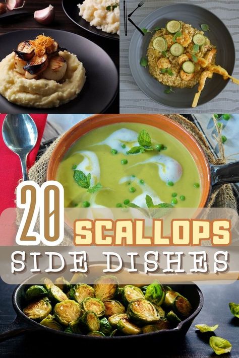 Side Dishes for Scallops Sides For Scallops, Side Dishes For Scallops, Scallop Dishes, Sea Scallops, Best Side Dishes, Side Recipes, Be Careful, Potato Recipes, Dairy Free