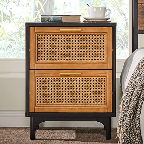 Boho Nightstand, Side Tables For Bedroom, Nightstand Set Of 2, Storage Table, Vintage Side Table, Into The Wood, End Table Sets, Bedroom Black, Small Side Table