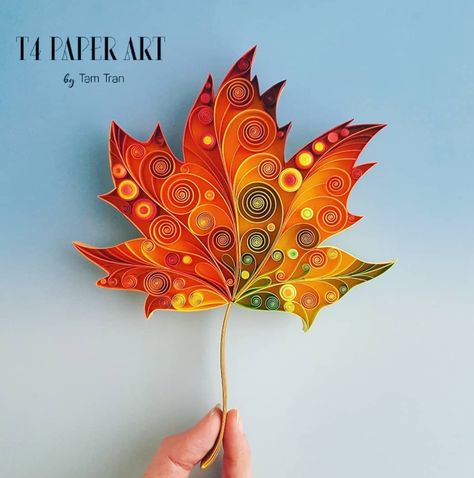 Autumn Quilling Ideas, Fall Quilling, Quilling Arts, Quilling Projects, Arte Quilling, Paper Quilling For Beginners, Paper Quilling Flowers, Quilling Work, Paper Quilling Patterns