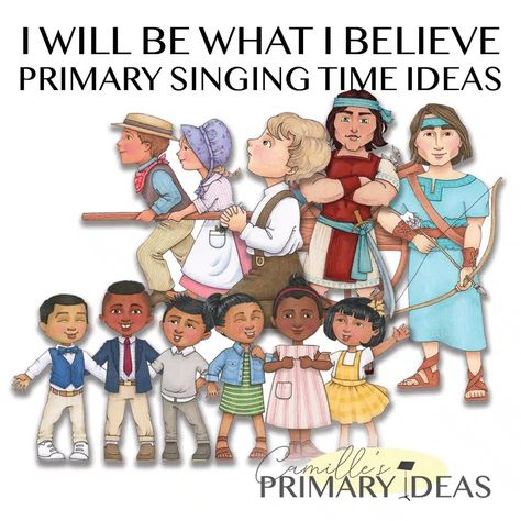 Teach Blake Gillette's I Will Be What I Believe in singing time as we study the Book of Mormon, I Will Be What I Believe singing time ideas I Will Be What I Believe Singing Time, Singing Time Ideas Primary, Primary Singing Time Ideas, Lds Primary Songs, Lds Music, Singing Time Ideas, Lds Primary Singing Time, Stripling Warriors, Book Of Mormon Stories