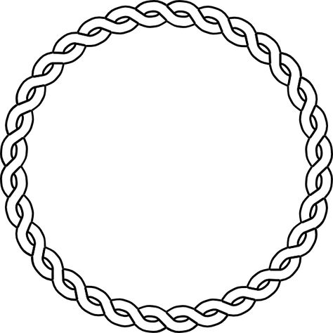 round border - Google Search Celtic Borders, Border Circle, Molduras Vintage, Celtic Circle, Round Border, Circle Borders, Rope Border, Seni 3d, Celtic Symbols