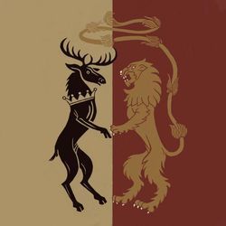 Baratheon Aesthetic, Lannister Sigil, Lannister Aesthetic, Lannister Lion, Joffrey Baratheon, House Baratheon, Heraldry Design, Game Of Thrones Party, Hand Of The King