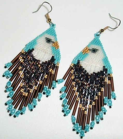 Free Indian Earring Patterns | free bead stitch patterns, native american beaded earrings, seed bead ... Native American Beadwork Earrings, Seed Bead Patterns Free, Indian Beadwork, Native American Beadwork Patterns, Beaded Earrings Tutorials, Native American Beaded Earrings, Beading Patterns Free, Native American Beadwork, Seed Bead Patterns