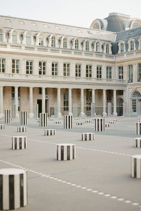 Palais Royal in Paris Dior Couture Dresses, Paris Editorial, Greg Finck, Paris Engagement, Europe Architecture, Dior Gown, Dress Paris, Palais Royal, Countries To Visit