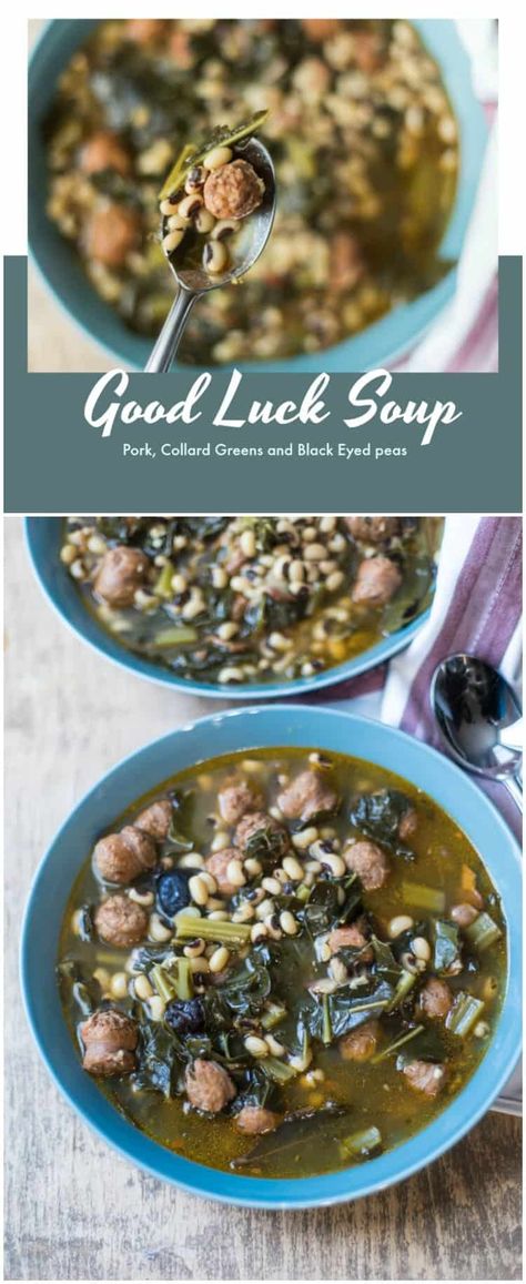 New Years Soup Recipe, New Years Soup Good Luck, Good Luck Soup Recipe, New Years Soup, Soup Party, Homesteading Recipes, Soups Recipes, Winter Soup Recipe, Slow Cooker Stew