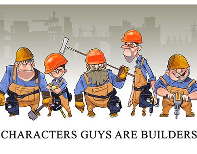 Check out new work on my @Behance portfolio: "Funny characters workers builders" http://be.net/gallery/72541525/Funny-characters-workers-builders Construction Worker Character Design, Construction Fails, Funny Characters, Realistic Cartoons, Construction Logo Design, Doodle Characters, Different Poses, Construction Logo, Different Emotions