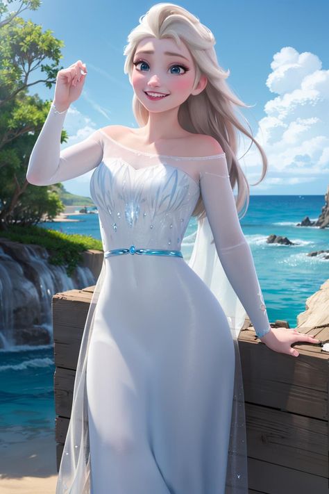 ArtStation - Elsa from Frozen, Rasooli Artworks Elsa Images, Elsa From Frozen, Disney Princess Cartoons, Anna Disney, Disney Frozen Elsa Art, Frozen Pictures, Disney Princess Elsa, Elsa And Anna, Disney Elsa