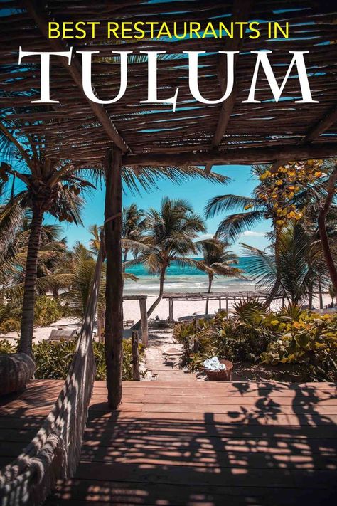 Mexico Travel Itinerary, Tulum Restaurants, Things To Do In Mexico, Mexico Itinerary, Fiji Travel, Tulum Travel, Trip To Mexico, Mexico Travel Guides, Riviera Maya Mexico