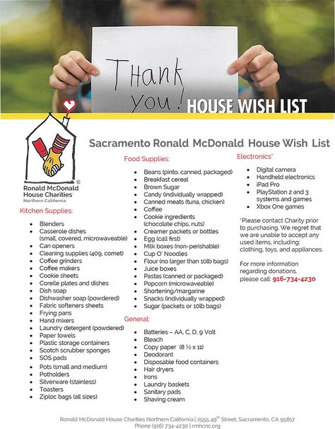 Ronald Mcdonald House Meals Ideas, Ronald Mcdonald House Charities, Ronald Mcdonald House, Food Rules, Mom Blogs, How To Raise Money, Ronald Mcdonald, High School