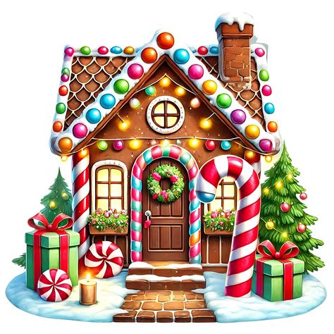 𝐃𝐈𝐆𝐈𝐓𝐀𝐋 𝐃𝐎𝐖𝐍𝐋𝐎𝐀𝐃: Get into the holiday spirit with our Candy Cane House clipart! This delightful collection features adorable candy cane-themed houses, perfect for adding a festive touch to your projects. Each design is original and crafted with care, available as an easy-to-download zip file. Perfect for holiday cards, crafts, and more. Bring some sweet cheer to your creations with this charming clipart set, exclusively at our store! 𝐇𝐢𝐠𝐡-𝐪𝐮𝐚𝐥𝐢𝐭𝐲 𝐉𝐏𝐆𝐬: Each image i Gingerbread House Clip Art Free, Candy Cane House, Themed Houses, Gingerbread House Decor, Gingerbread House Candy, Candy Clipart, Candy Cane Lane, House Clipart, Gingerbread Decorations