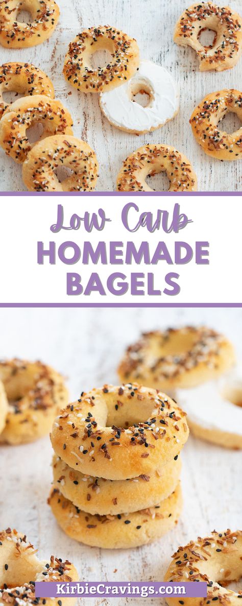 Everything Bagels, Low Carb Bagels, Gluten Free Bagels, Keto Bagels, Homemade Bagels, Greek Yogurt Recipes, Bagel Recipe, Low Carb Diet Recipes, Losing 40 Pounds