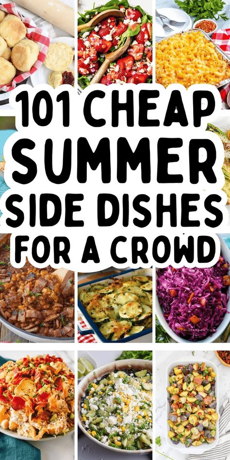 Easy summer side dish recipes! Super easy summer side dishes and summer side dishes for bbq parties summer, barbecue side dishes easy, summer cookout side dishes comfort foods, easy summer side dishes simple, summer cookout side dishes for a crowd, summer salads for bbq cookouts, summer salad recipes for a crowd, summer potluck side dishes easy, easy cold summer side dishes for bbq potluck, summer side dishes for bbq healthy, summer side dishes for a crowd parties, picnic sides for a crowd. Healthy Summer Side Dishes, Summer Cookout Sides, Summer Cookout Side Dishes, Summer Side Dishes Recipes, Picnic Side Dishes, Grilled Side Dishes, Cookout Sides, Easy Summer Side Dishes, Barbecue Side Dishes