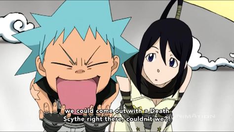 Soul Eater - Tsubaki and Black Star Scene Matching Pfp Soul Eater, Pfp Soul Eater, Black Star And Tsubaki, Matching Pfp Manga, Black Star Soul Eater, Soul X Maka, Soul Eater Manga, Soul And Maka, Pfp Manga