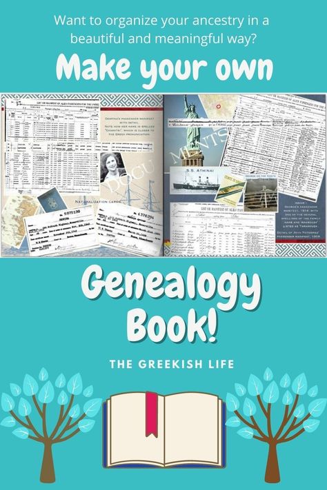 You can make your own stunning DIY genealogy book! Family History Book Templates Free Printable, Genealogy Book Ideas, Ancestry Book Template, Family History Book Ideas, Geneology Book Ideas, Genealogy Book Layout, Family History Book Layout, Family History Printables, Family Tree Layout