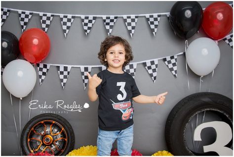 Cake Smash, Cars Lightning McQueen- Baby Photographer The Bronx Studio | Erika Rosales New York Photo Studio | Family Portrait Studio in Bronx NY Pixar Cars Birthday Party, Themed Photo Shoots, Boys 4th Birthday, Family Portrait Studio, Disney Cars Theme, Pixar Cars Birthday, Lightning Mcqueen Cake, Sibling Birthday Parties, Cars Mcqueen