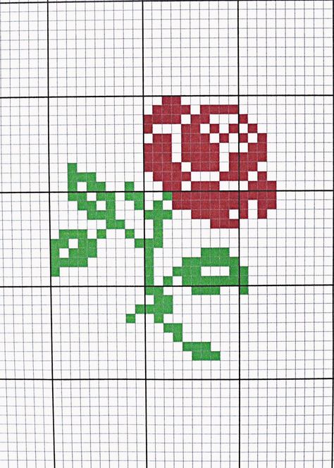 Sew French: French Rose Pattern French Cross Stitch, Red Cross Stitch, Rose Cross Stitch Pattern, Cross Stitch Tutorial, Disney Cross Stitch Patterns, Cross Stitch Freebies, Fair Isles, Cross Stitch Letters, French Rose