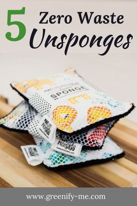 Curious about unsponges? Here's everything you need to know about these zero waste sponge alternatives (and where to get them). Plus, a tutorial for making your own DIY unsponge! #unsponges #zerowastekitchen #zerowaste #plasticfree Unsponge Diy, Sewing Zero Waste, Reusable Sponge Diy, Cow Patterns, Diy Sponges, Living Naturally, Environmentally Friendly Living, Eco Products, Green Clean