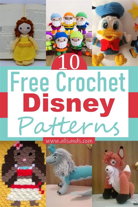 Crochet Disney Patterns, Disney Characters Stitch, Disney Patterns, Disney Crochet Pattern, Yarn Projects Crochet, Disney Crochet, Disney Crochet Patterns, Crochet Keychains, Crochet Princess