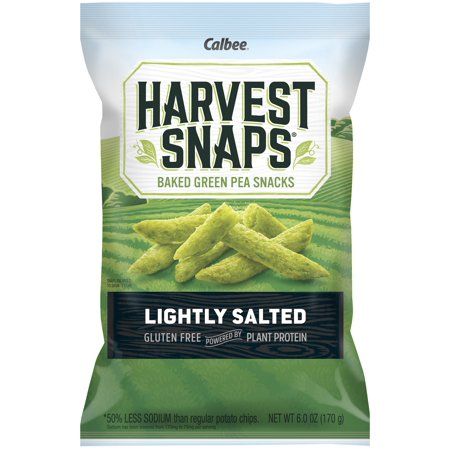 We are on a mission to make tasty allergen friendly snacks the whole family will love with our Harvest Snaps products. Our Harvest Snaps Gluten Free Lightly Salted Green Pea Snack Chips, 6 oz are no exception. They are made from farm-picked peas that are milled in-house. Each delicious flavor of our Harvest Snaps packs protein, fiber, and a better for you crunch with veggies as our first ingredient. The one, the only, the original  the tasty crisps that revolutionized veggie-based snacking. Size Pea Snacks, Harvest Snaps, Veggie Straws, Vegetable Chips, Vegetable Crisps, Veggie Chips, Baked Vegetables, Healthy Treat, Diet Snacks