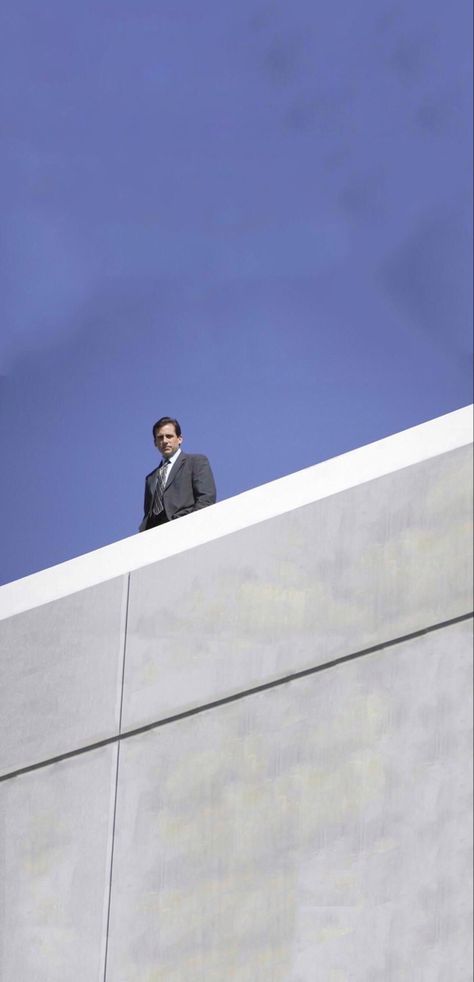 On Top Of Building, Top Of Building, Top Of A Building, Computer Wallpaper Desktop Wallpapers, Man Sitting, Free Iphone Wallpaper, Michael Scott, Film Quotes, Stunning Wallpapers