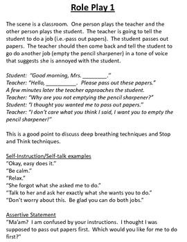 Role Play Scripts: Conflict Resolution & Anger Management Emotions Role Play, Role Play Scripts, Bonnie And Clyde Quotes, Learning Specialist, Acting Scripts, Teaching Emotions, Social Skills Groups, Motivational Interviewing, Moral Philosophy