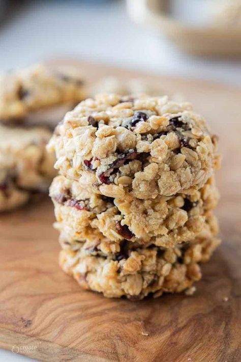 Gluten Free Oatmeal Cranberry Cookies Recipe Gluten Free Cranberry Oatmeal Cookies, Oatmeal Cranberry Almond Cookies, Soft Cranberry Oatmeal Cookies, Oatmeal Cookies With Dried Cranberries, Cranberry Coconut Oatmeal Cookies, Oatmeal Cranberry Cookies Recipe, Oatmeal Cranberry Cookies, Dairy Free Cookies, Gluten Free Oatmeal