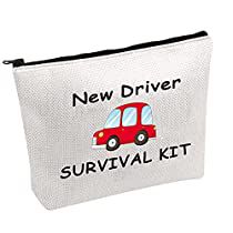 Check this out! New Driver Survival Kit, Funny Keychain, Survival Bag, Sweet 16 Gifts, New Driver, Auntie Gifts, Hanukkah Gifts, Keychain Design, New Drivers