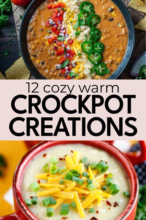 Looking for some delicious and easy crockpot recipes to make your busy weeknights easier? Check out our collection of mouthwatering Crockpot Recipes! From flavorful soups and stews to tender meats and hearty casseroles, these easy recipes are perfect for any day of the week. Let your slow cooker do all the work while you enjoy a home-cooked meal without all the hassle. Quick And Easy Dinner Recipes Slow Cooker, Long Cooking Crockpot Recipes, Crockpot 4 Hour Recipes, Easy Crock Pot Dinner Ideas, Crockpot Winter Recipes, Slow Cooker Winter Recipes, Rainy Day Crockpot Recipes, Christmas Crockpot Recipes Dinners, Crock Pot Casserole Recipes