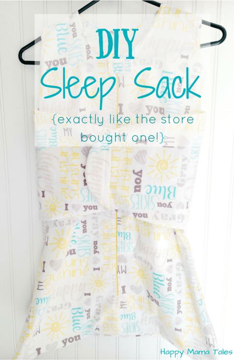 DIY Sleep Sack!! Super cute and way easy with free pattern!! Love that it has the swaddle part to wrap around them!! Really great instructions! Diy Sleep Sack, Baby Swaddle Pattern, Baby Sleep Sack, Baby Sewing Projects, Sleep Sack, Happy Mama, Cloth Pads, Baby Projects, Baby Diy