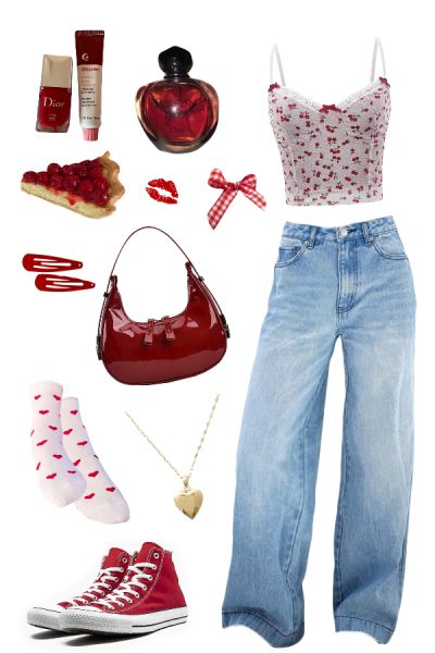 Americana outfit inspo w/ affiliate links attached🍒❤️ #americana #lanadelray #redaesthetic #vintage #outfitinspiration #coquette #outfitidea #outfit #lanadelrayaesthetic American Coquette Outfits, Cherry Outfit Aesthetic, Red Coquette Outfit, Vintage Americana Outfits, Americana Aesthetic Outfit, Coquette Baddie, American Coquette, Vintage Americana Fashion, Lana Concert