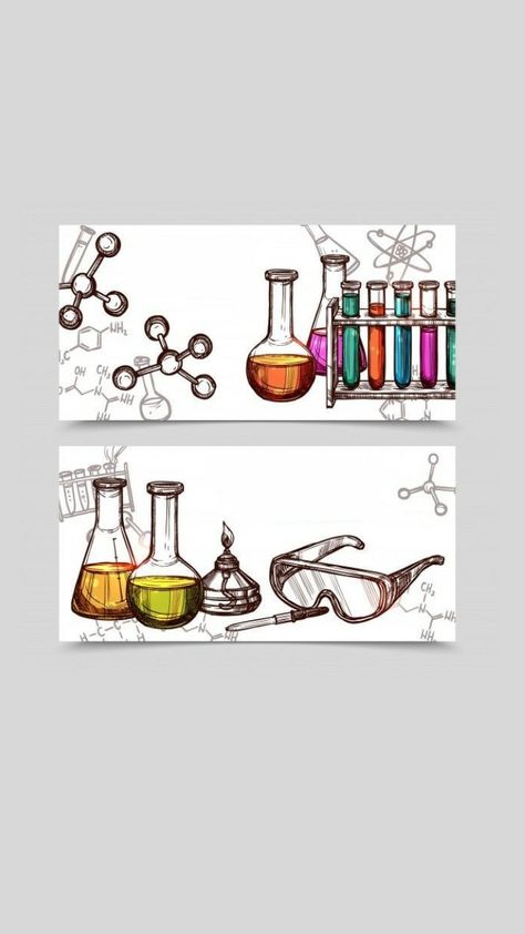 Chemistry Drawing Ideas, Science Chemistry Art, Medical Research Aesthetic, Chemistry Art Design, Chemistry Title Page, Chemistry Aesthetic Art, Chemistry Painting, Chemistry Drawing, Scientist Cartoon