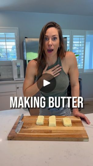 Butter Churning, Butter From Scratch, Butter Churn, Making Butter, Instagram Recipes, Churning Butter, Flavored Butter, Homemade Butter, Sous Chef