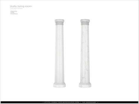 Sims 4 Column Cc, Sims 4 Cc Columns, Sims 4 Columns, Sims 4 Columns Cc, House Pillars, Bird Curtains, Decorative Pillars, Fireplace Garland, Decorative Columns