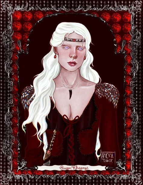 (24) 🐉 Rhaenys Targaryen 🗡️ Targaryen Family Tree “No true warrior, Rhaenys loved music, dancing, and poetry, […] spent more time on... – @amoratearte on Tumblr Rhaenys The Conqueror Art, Queen Rhaenys Targaryen, Targaryen Family Tree, Rhaenys Targaryen, Breathing Fire, Targaryen Art, Asoiaf Art, Art Time, Anime Black Hair