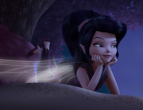 Year of the Villain: Vidia from Tinker Bell #disneyvillain Black Hair, Disney, Hair, Black