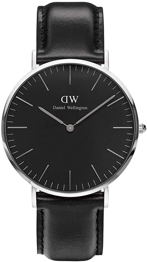 Daniel Wellington Watch, American Leather, Classic Watches, Brown Leather Strap, White Dial, Stainless Steel Watch, Durham, Leather Band, Daniel Wellington