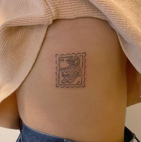 Ll Tattoo, Post Stamp Tattoo, Stick N Poke Tattoos, Ethnic Tattoo, Tatts Ideas, Tattoo Home, Artsy Tattoos, Tattoo Appointment, Stamp Tattoo