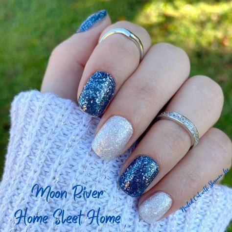 Nail Color Combinations, Colorstreet Combos, Grooming Ideas, Nail Color Combos, Princess Beauty, Moon River, Sparkle Nails, Manicure Ideas, Street Nails