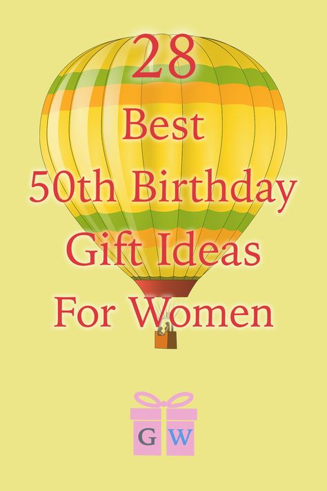 The big half century mark is a huge occasion to celebrate with amazing gifts and fun. We've put together 28 of the best and most unique 50th birthday gifts for women that she is sure to LOVE. #gifts #giftguide #giftideas Birthday Gifts For Women Over 50 Friends, Presents For 50th Birthday For Women, Gifts For Best Friends 50th Birthday, Creative 50th Birthday Gifts For Women, Unique 50th Birthday Gifts Woman, Turning 50 Gift Ideas For Women, Gifts 50th Birthday Woman, 50 Birthday Gifts Women, Ideas For 50th Birthday Gifts Woman