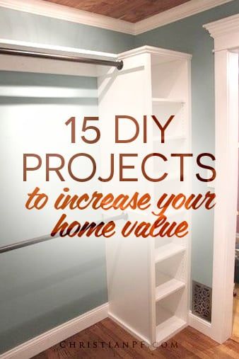 Diy Projects To Increase Home Value, Architecture Renovation, Diy Organizer, Home Remodeling Diy, 15 Diy, Diy Remodel, Diy Home Repair, Home Upgrades, Home Repairs