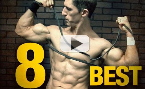 8 Best Band Exercises | Resistance Band Moves | ATHLEAN-X Resistant Band Workouts, Small Muscles, Pull Aparts, Fitness Bands, Band Training, Resistance Band Training, Band Workouts, Ripped Muscle, Best Resistance Bands